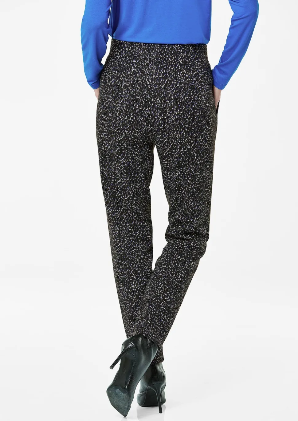 Hose LOUISA mit Jacquard-Muster