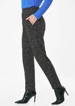 Hose LOUISA mit Jacquard-Muster