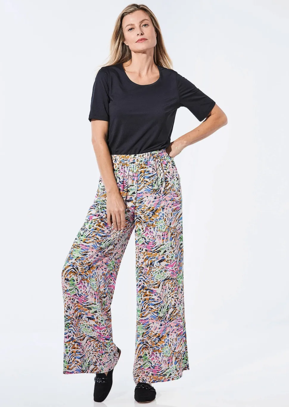 Hose mit weitem Bein