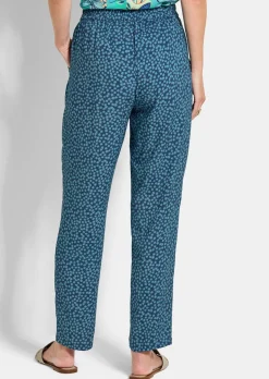 Hose SARA mit Millefleurs-Print