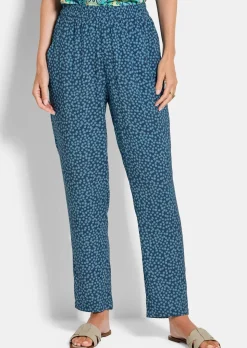 Hose SARA mit Millefleurs-Print