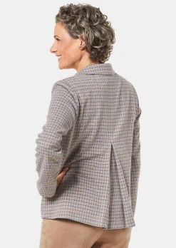 Indoorjacke aus strukturiertem Jersey