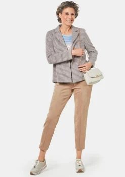Indoorjacke aus strukturiertem Jersey