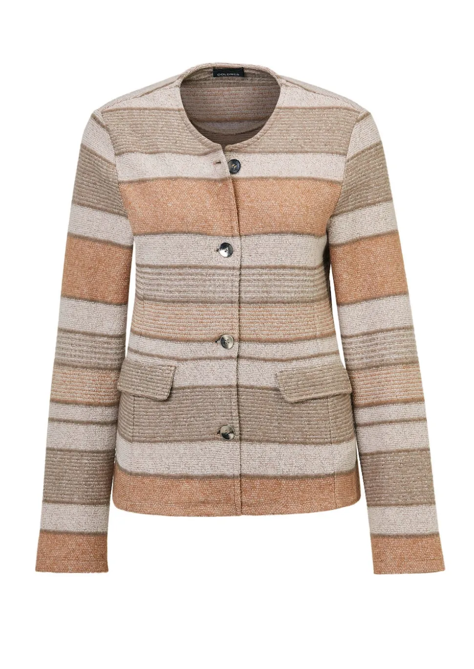 Jacke in Bouclé-Optik
