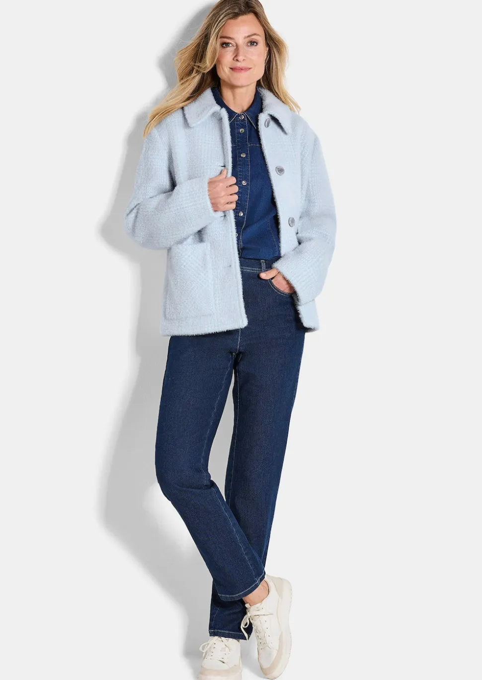 Jacke in flauschiger Qualität