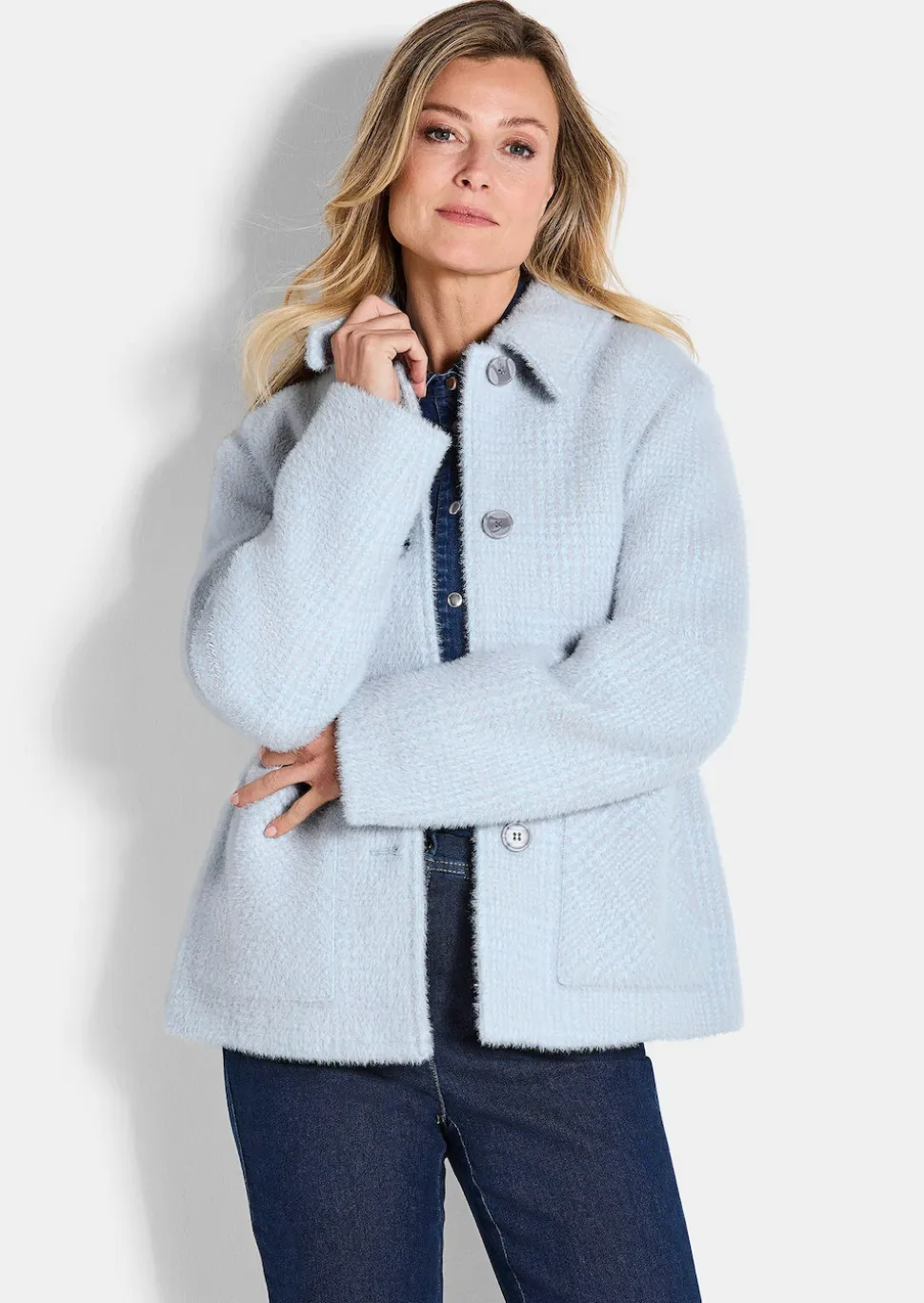 Jacke in flauschiger Qualität