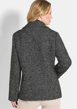 Jacke in 2-in-1-Optik mit Steppeinsatz