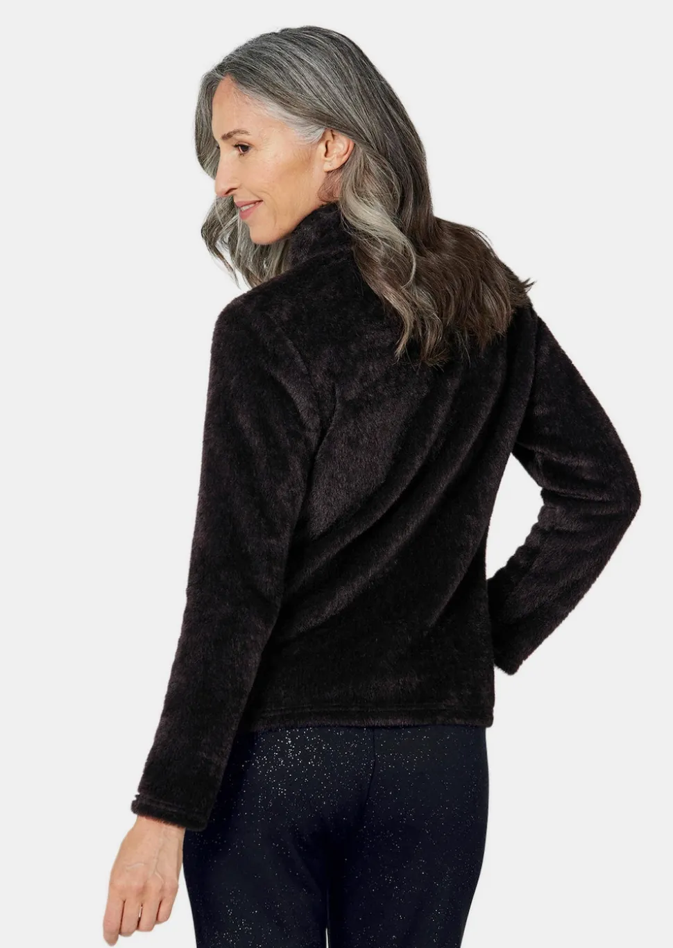 Jacke in Jersey-Qualität