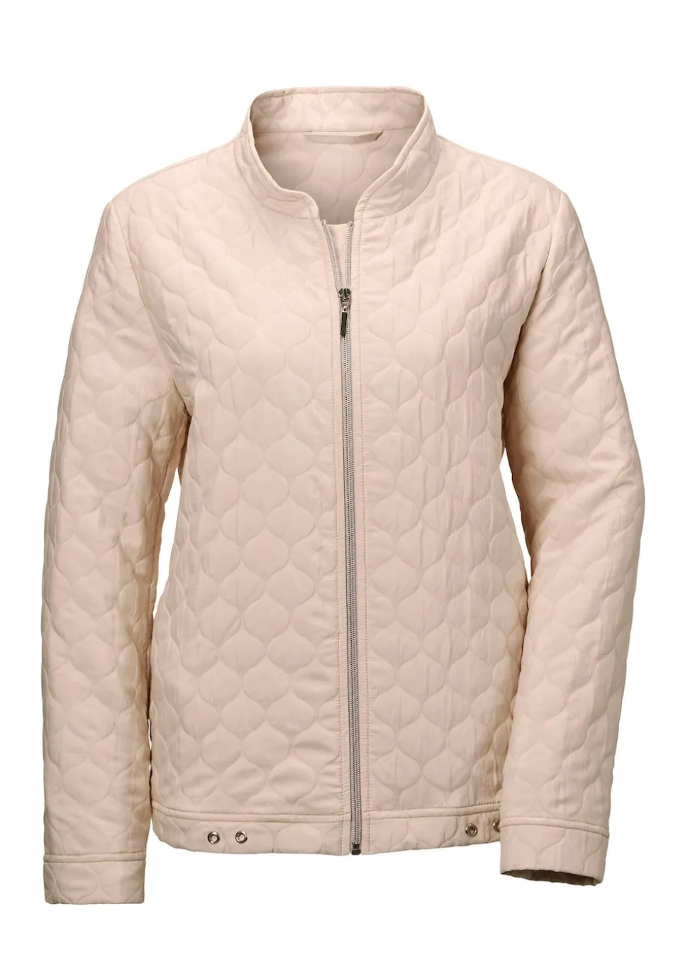 Jacke in wabenförmiger Stepp-Optik