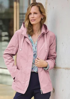 Jacke mit abnehmbarer Kapuze