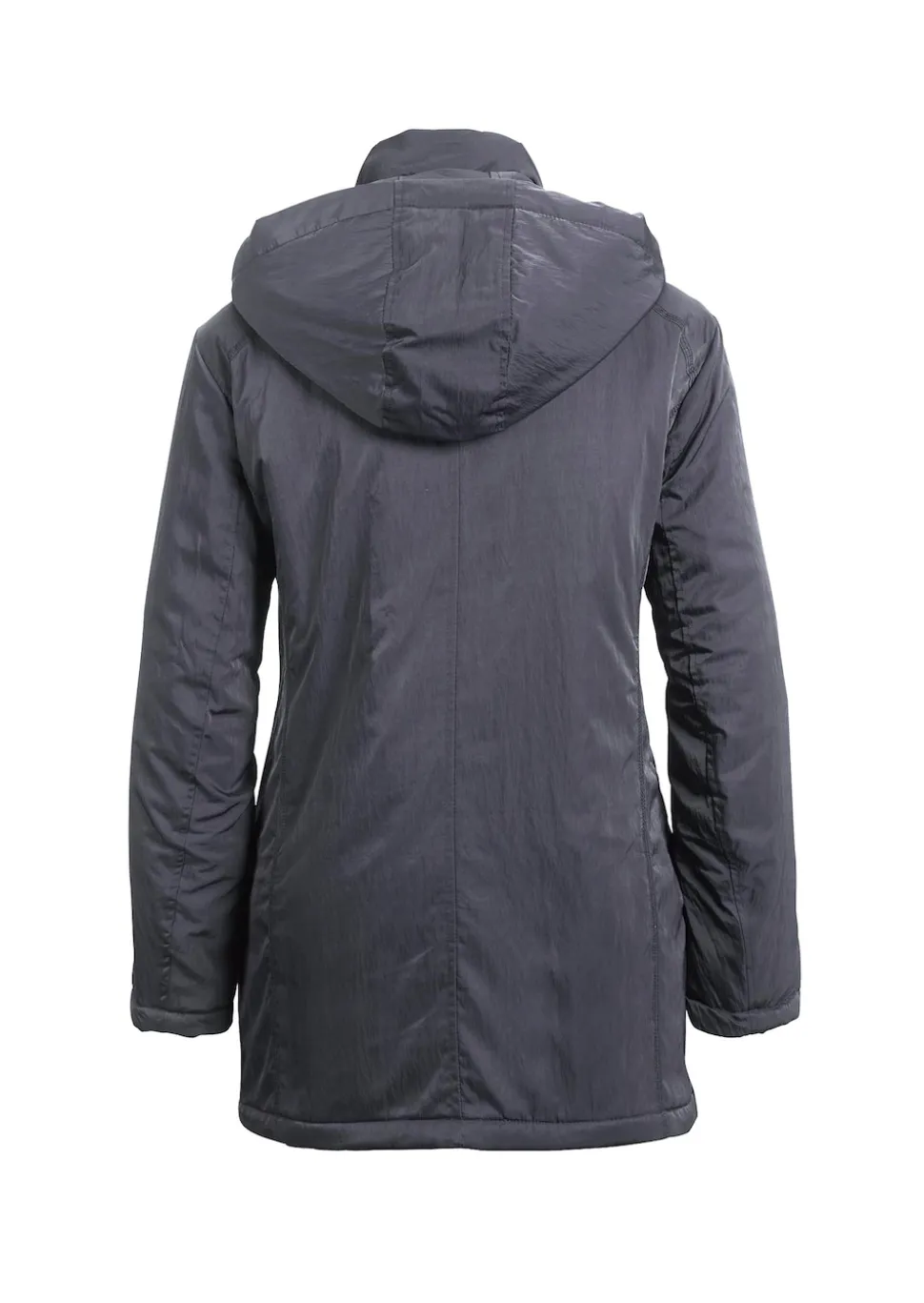 Jacke mit Kapuze in dezenter Crashstruktur