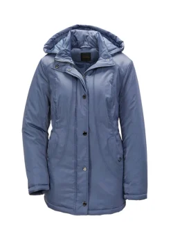 Jacke mit Kapuze in dezenter Crashstruktur