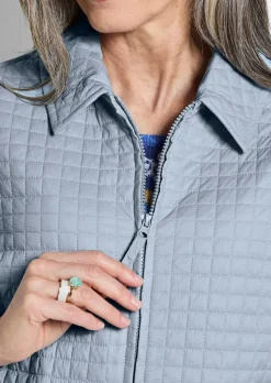 Jacke mit Waffelstepp