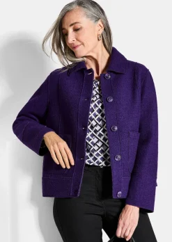 Jacke mit wärmender Wolle