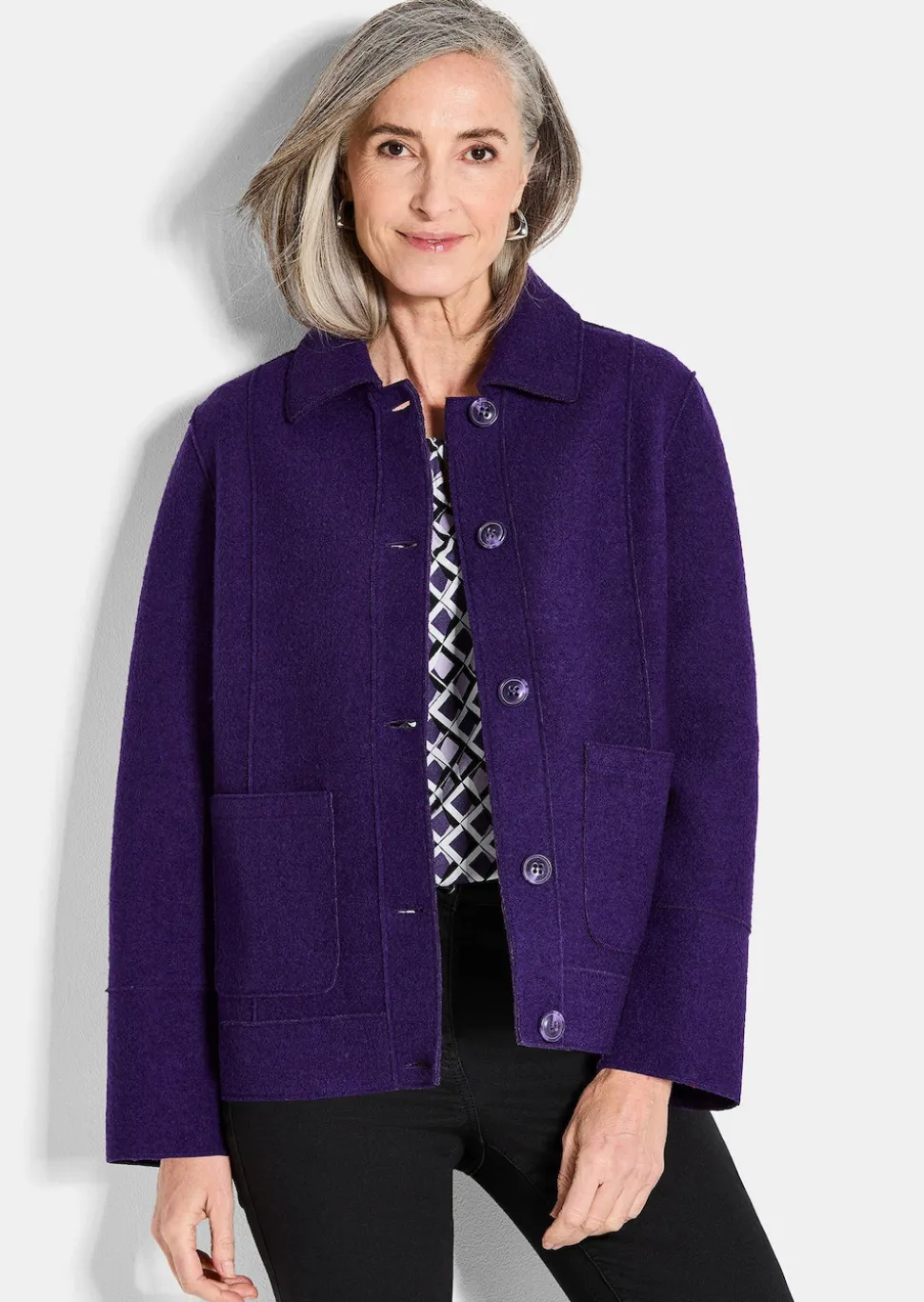 Jacke mit wärmender Wolle
