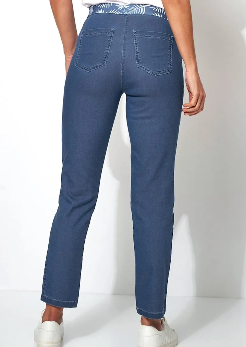 7/8-Jeans aus leichtem Soft-Denim
