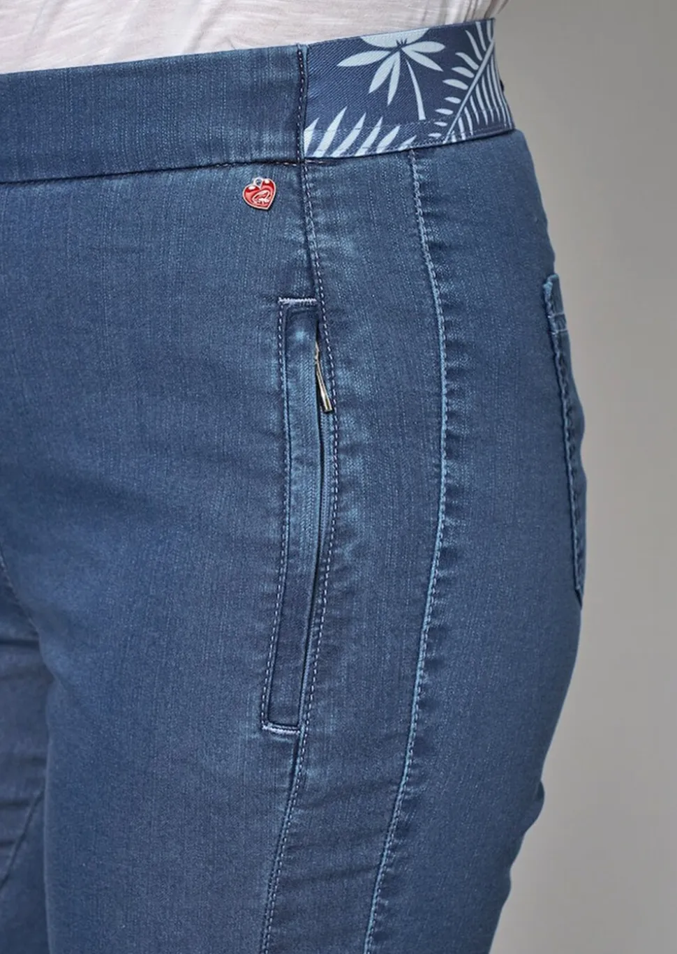 7/8-Jeans aus leichtem Soft-Denim