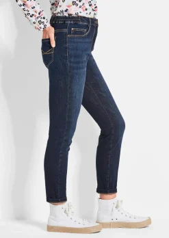 7/8-Jeans BELLA mit Strasssteinen