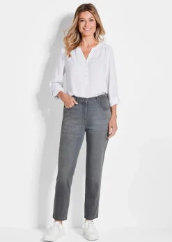 7/8-Jeans BELLA mit Strasssteinen