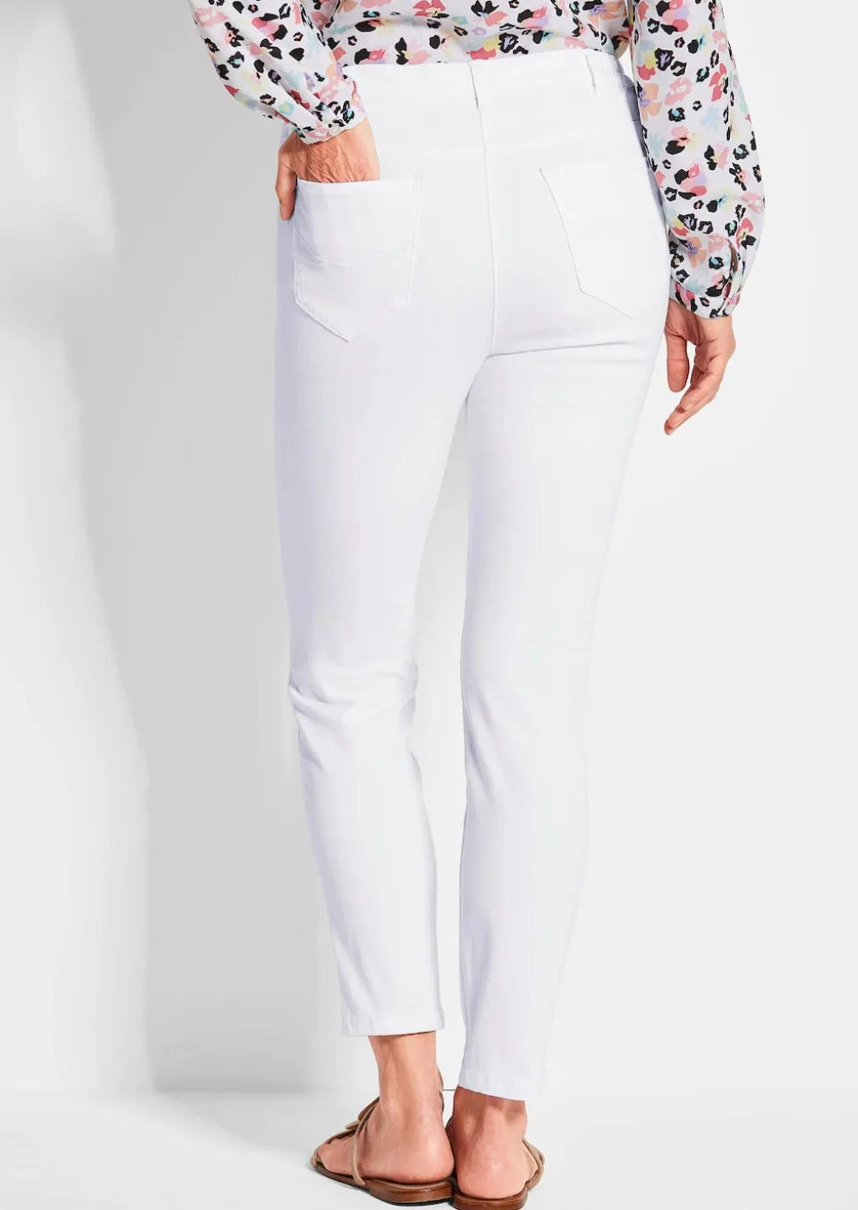 7/8-Jeans BELLA mit Strasssteinen