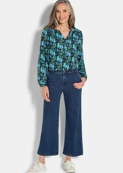 Jeans-Culotte VERA mit Bügelfalten