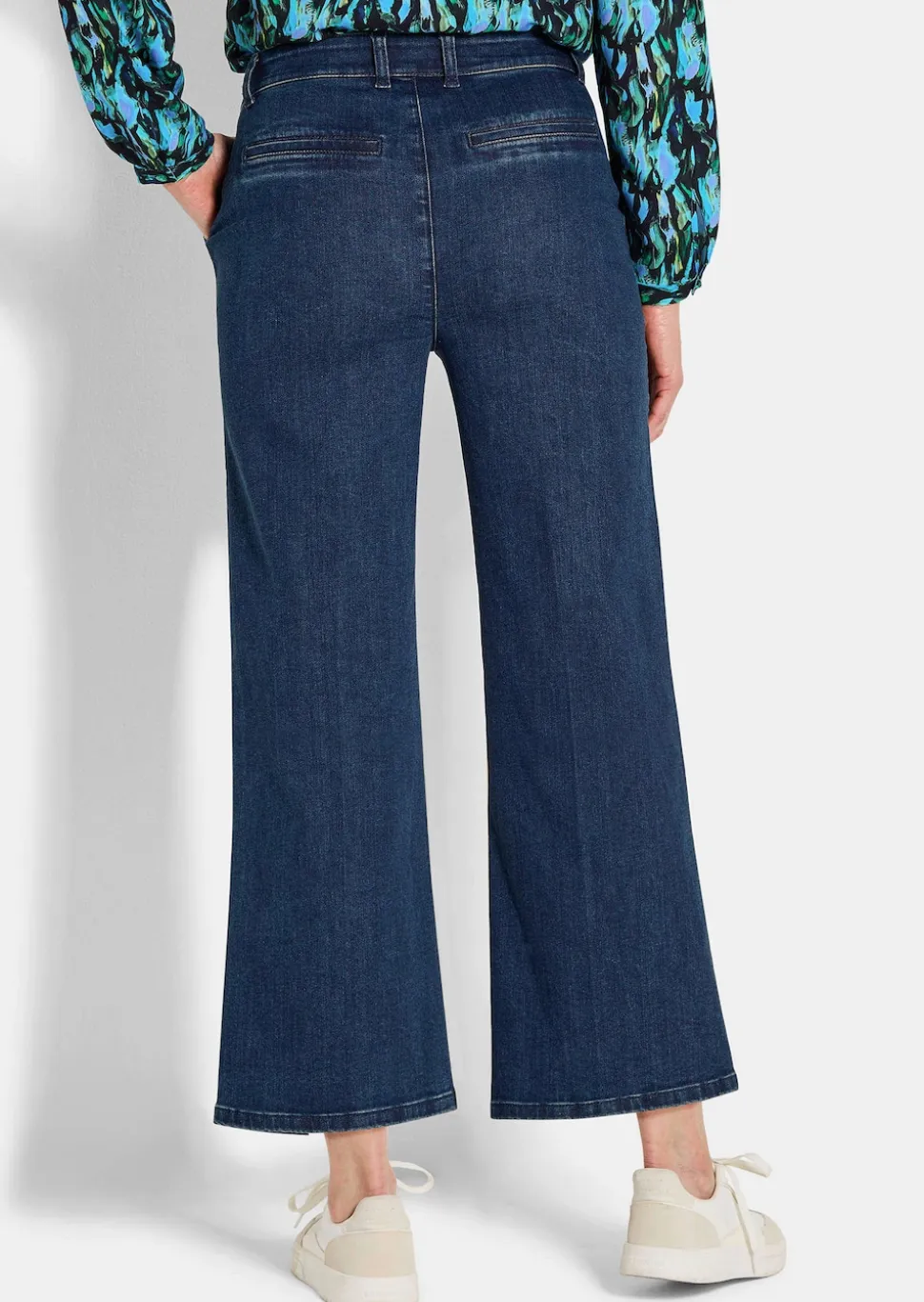 Jeans-Culotte VERA mit Bügelfalten