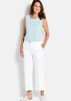 Jeans-Culotte VERA mit Bügelfalten