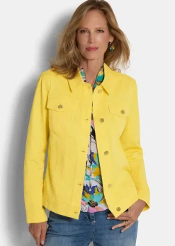 Jeansjacke in taillierter Form