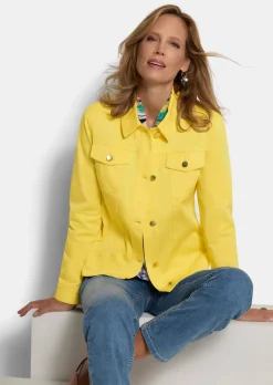 Jeansjacke in taillierter Form