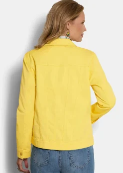 Jeansjacke in taillierter Form