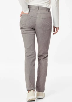 Jeans LOUISA mit Stickerei