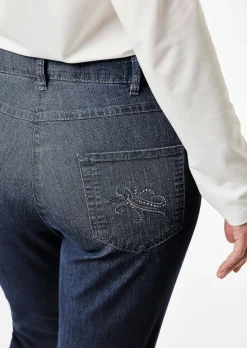 Jeans LOUISA mit Stickerei
