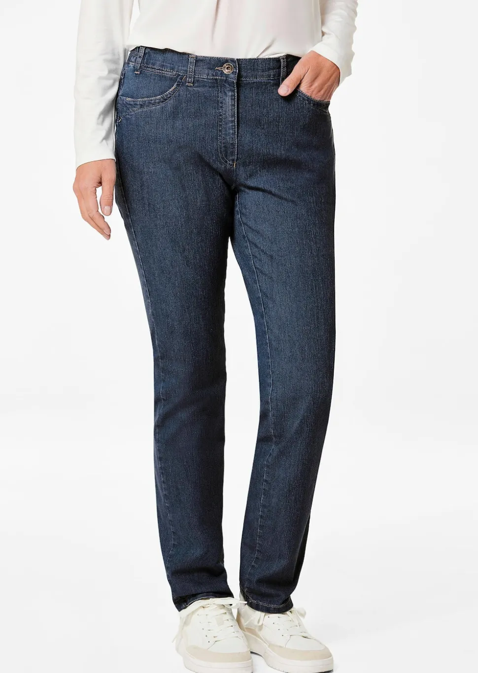 Jeans LOUISA mit Stickerei