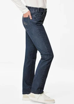 Jeans LOUISA mit Stickerei