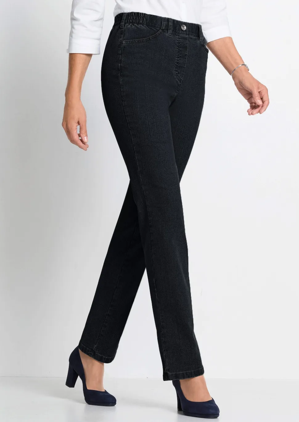 Jeansschlupfhose