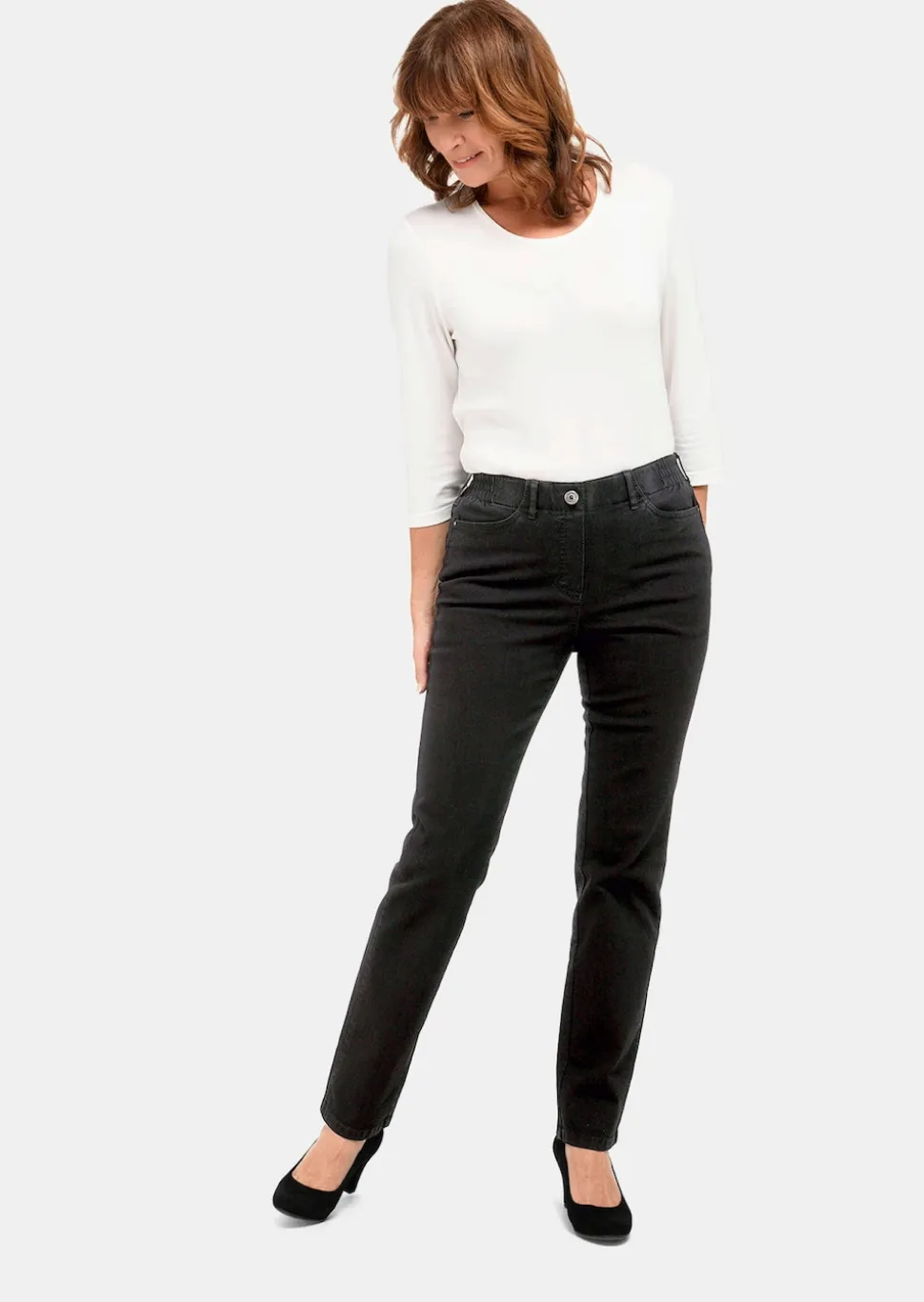 Jeansschlupfhose