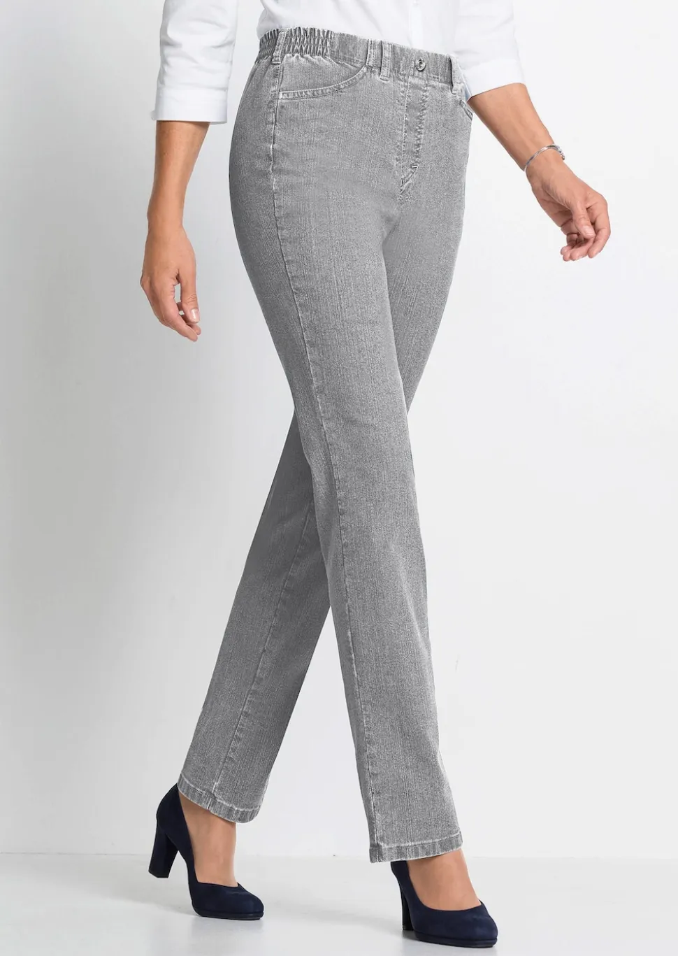 Jeansschlupfhose