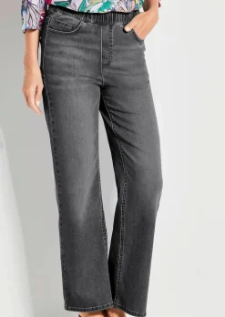 Jeansschlupfhose VERA mit weitem Bein
