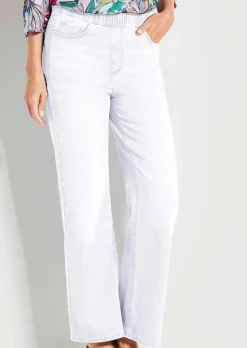 Jeansschlupfhose VERA mit weitem Bein