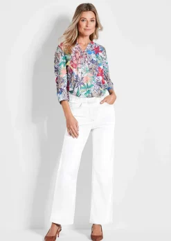 Jeansschlupfhose VERA mit weitem Bein