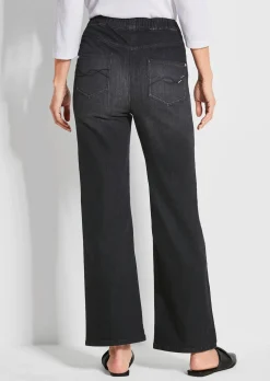 Jeansschlupfhose VERA mit weitem Bein
