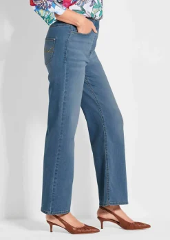 Jeansschlupfhose VERA mit weitem Bein