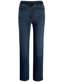 Jeansschlupfhose VERA mit weitem Bein