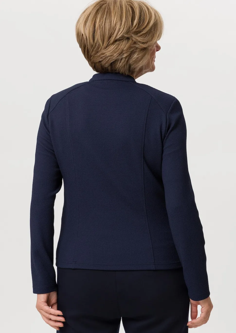 Jerseyblazer mit Reißverschluss
