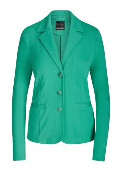 Jersey-Blazer mit Reverskragen