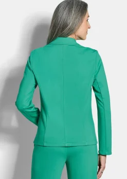 Jersey-Blazer mit Reverskragen