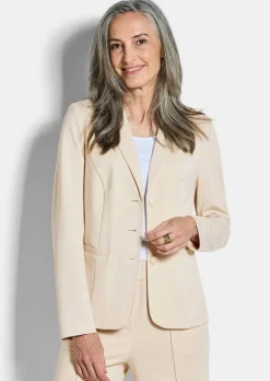 Jersey-Blazer mit Reverskragen
