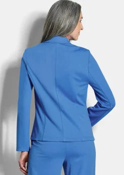 Jersey-Blazer mit Reverskragen