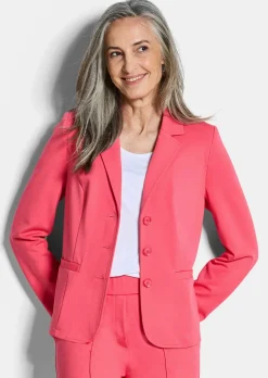 Jersey-Blazer mit Reverskragen