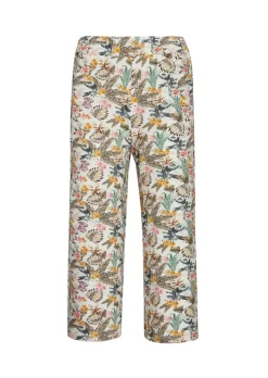 Jersey-Culotte VERA mit Blättermuster